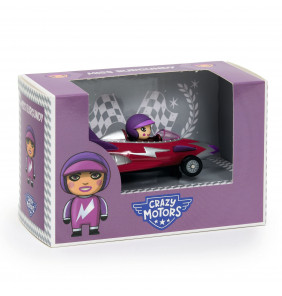 Macchinina giocattolo Crazy Motors - Miss Burgundy - Djeco