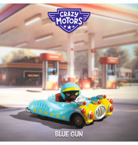 Macchinina giocattolo Crazy Motors - Blue Gun - Djeco