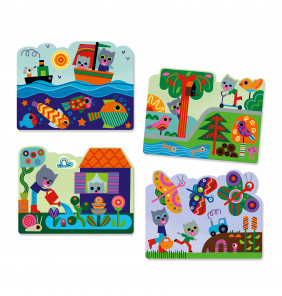 Colora con l'acqua - Nascosto nel giardino - Djeco