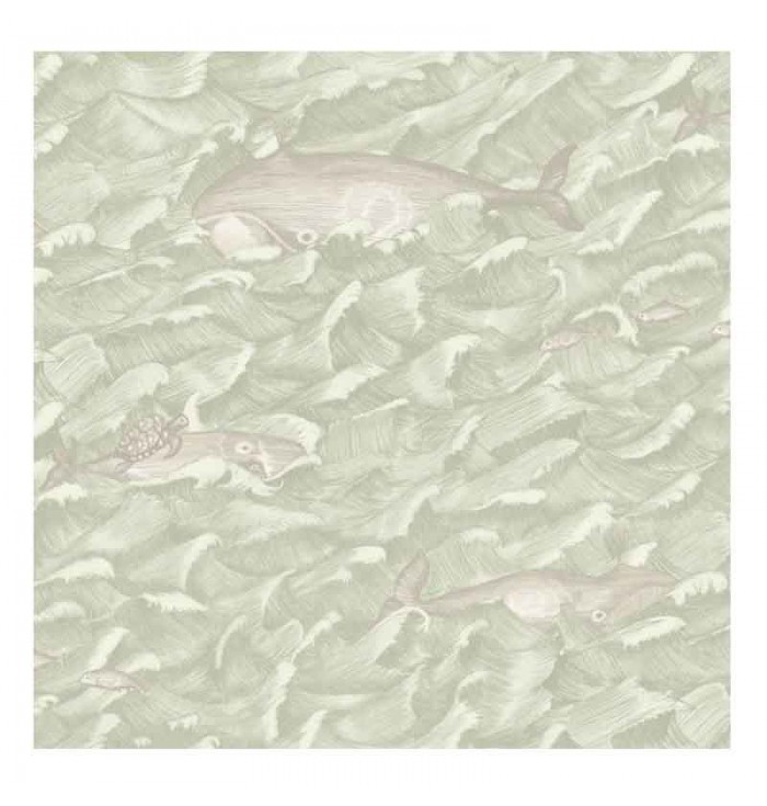 Cole & Son Wallpaper - Melville - Light Olive Green Color Green Pattern  Nature